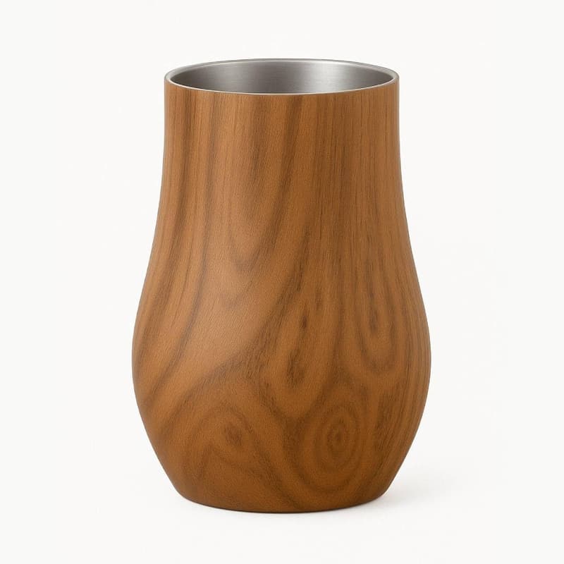 Stainless Steel Double-Wall Whiskey Glass - 6 oz