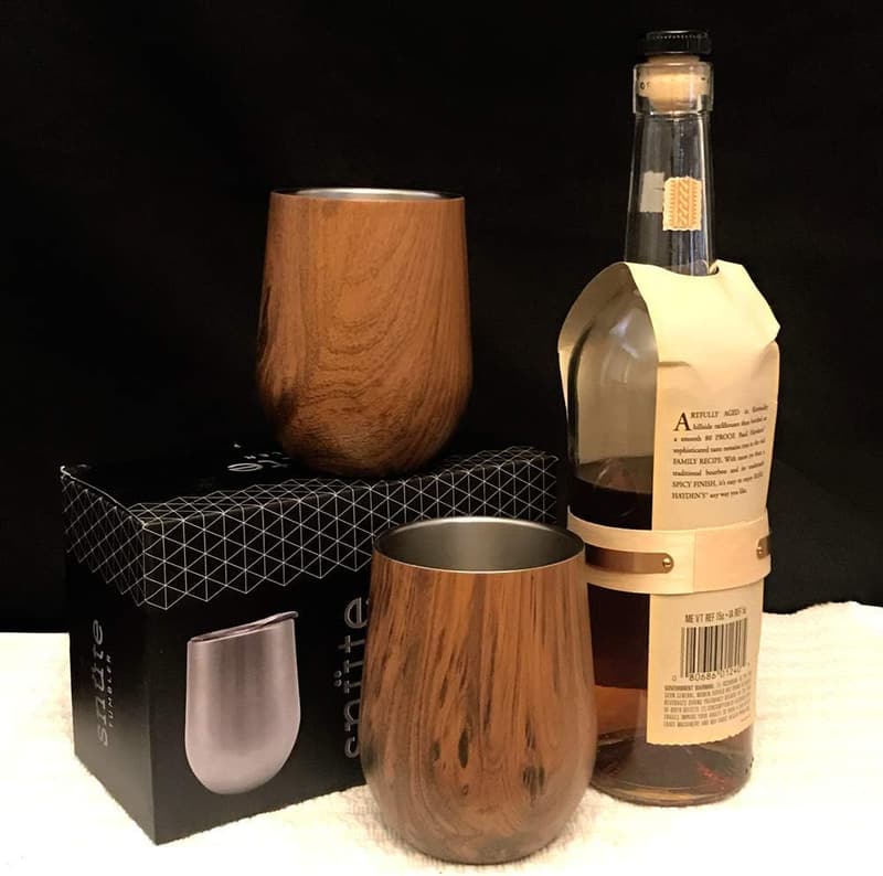 Insulated Stainless Steel Whiskey Glasses - 12 oz (Pack of 2)