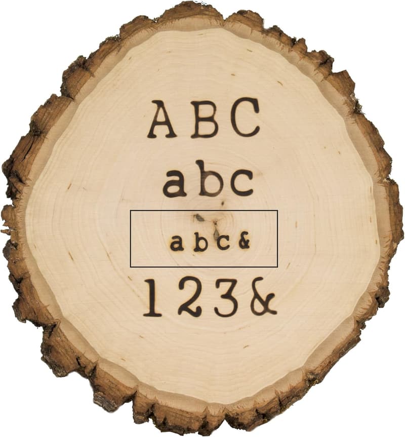 Mini Lowercase Alphabet Stamps for Branding and Personalization