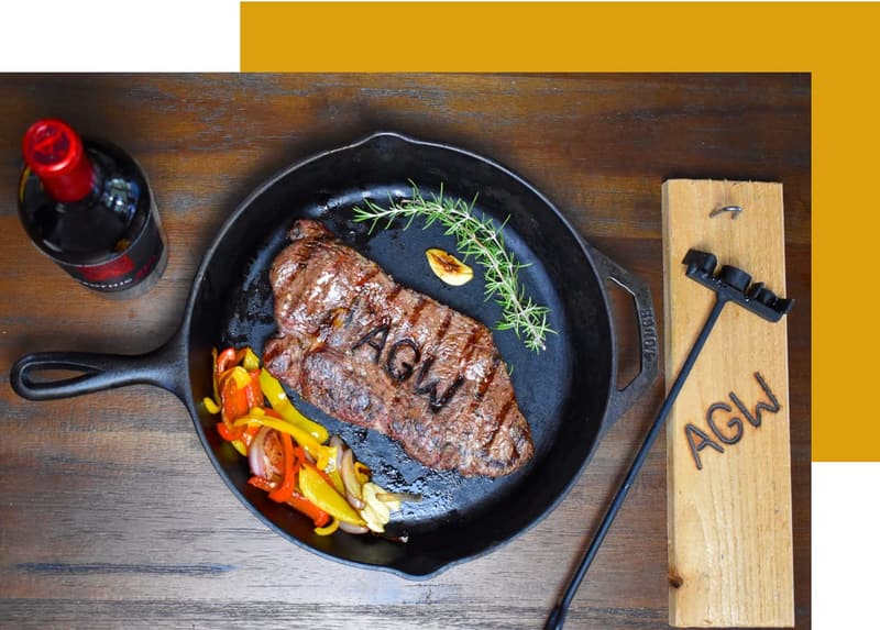 Personalized Miniature Steak Branding Iron for Grilling