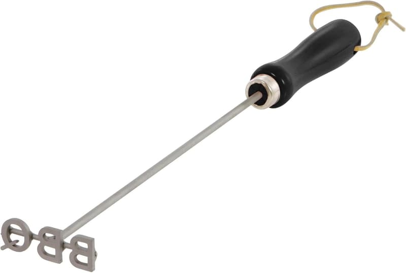 Personalized Steel Branding Iron for Grilling - 11th Anniversary Gift