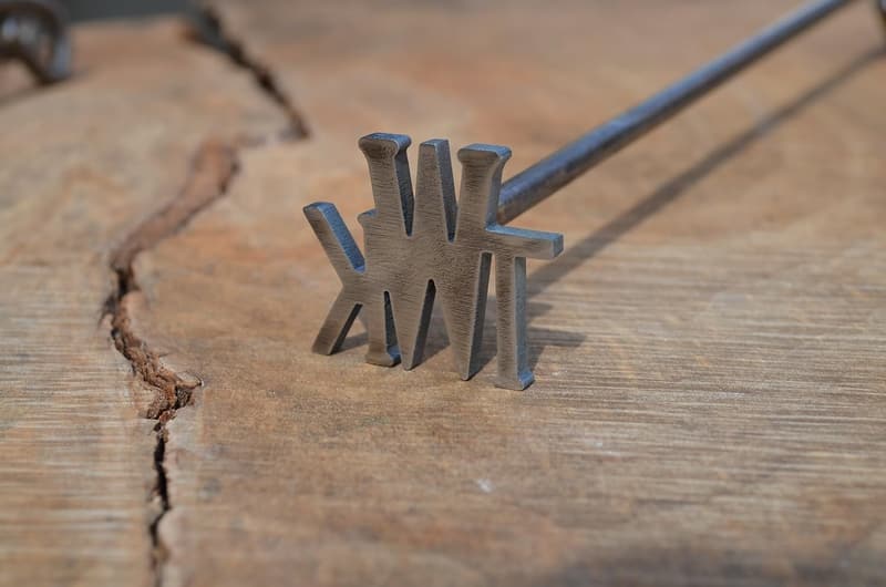 Father's Day Monogram Branding Iron, Custom Brander