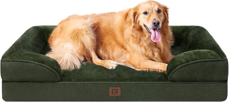 Extra Large Waterproof Memory Foam Dog Bed for Big Dogs