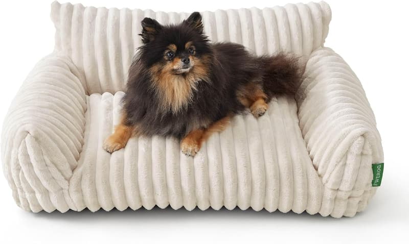 Supportive 24-Inch Couch Bed for Cats and Small Dogs