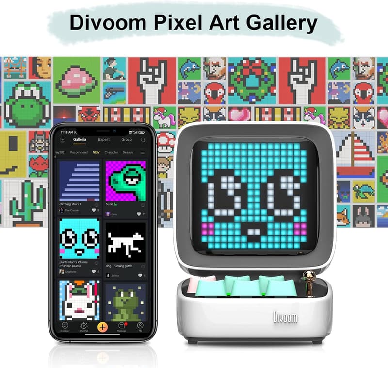 Divoom Ditoo Bluetooth Speaker with 16x16 LED Display