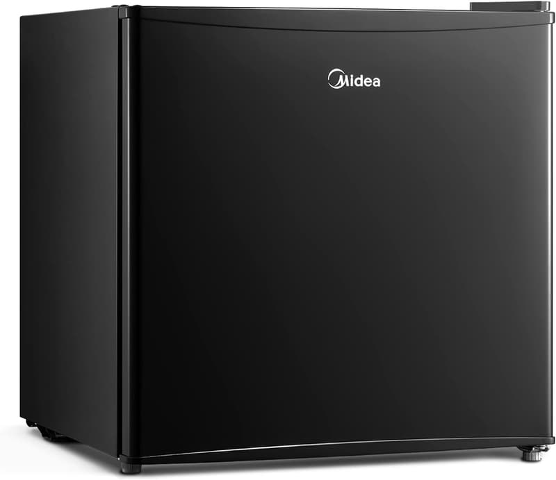Midea 1.6 Cu. Ft. Compact Reversible Door Refrigerator - Black
