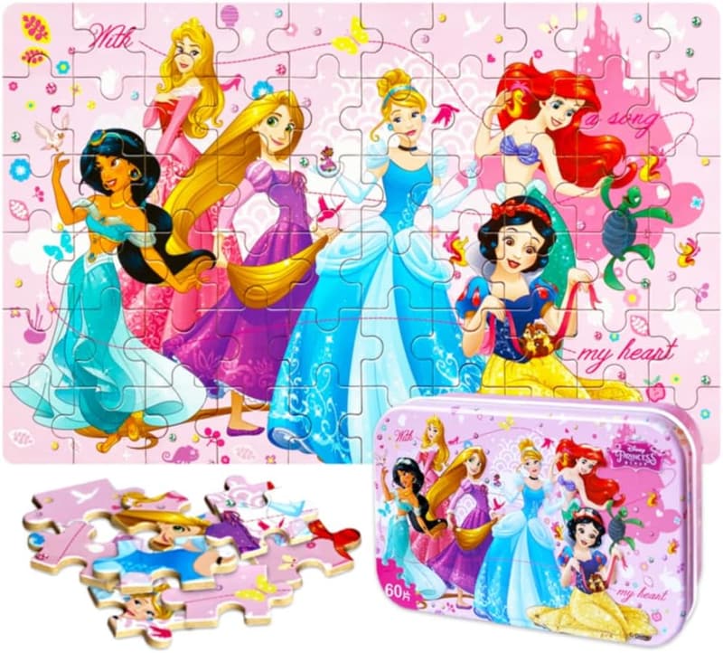Princess Jigsaw Puzzle for Kids (60 Pieces, Ages 4-8)