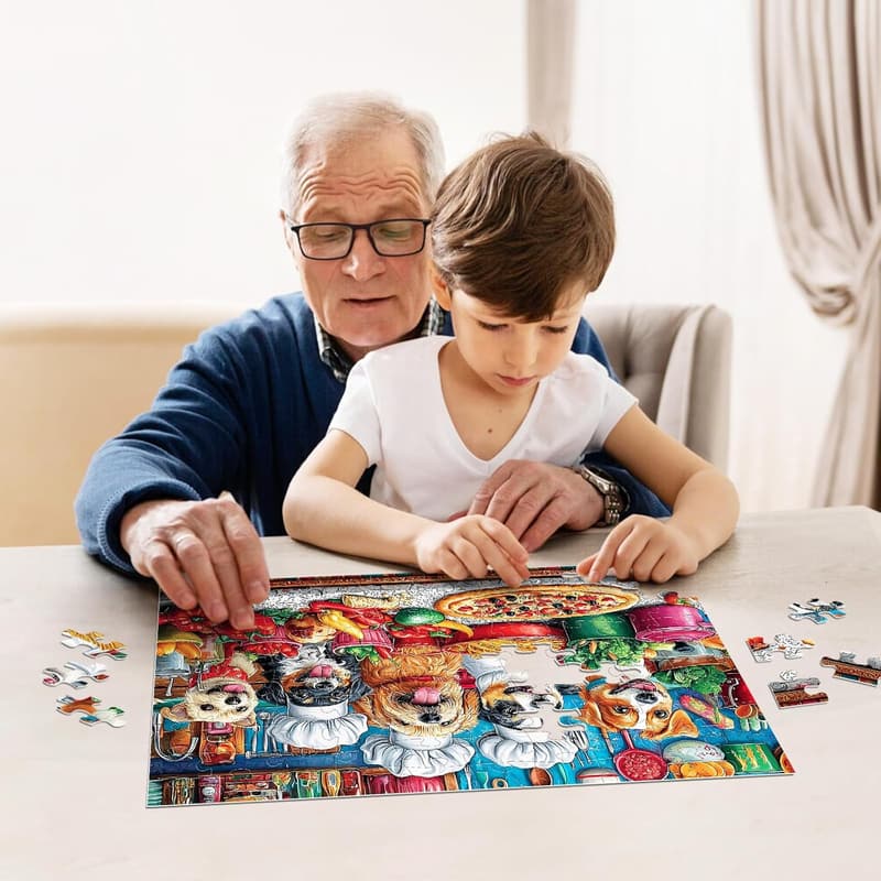 100-Piece Jigsaw Puzzles for Kids Ages 4-10 - Learning Fun