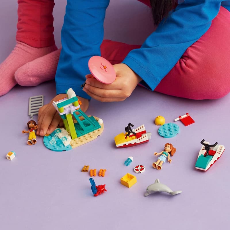 LEGO Friends Lifeguard Beach Water Scooter Set for Kids
