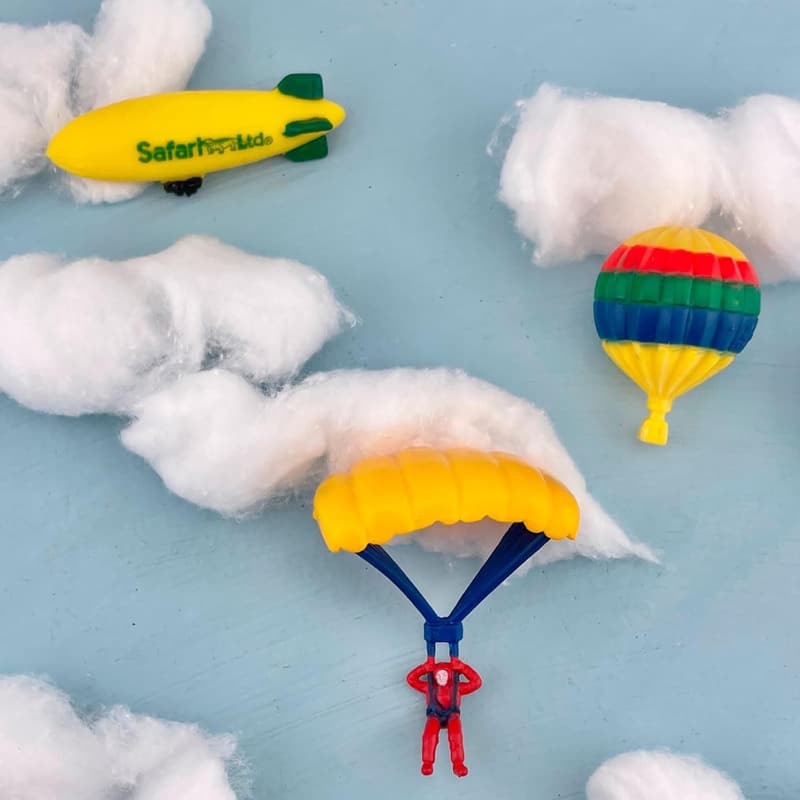 In The Sky TOOB - 12 Educational Airplane Figurines for Kids 3+