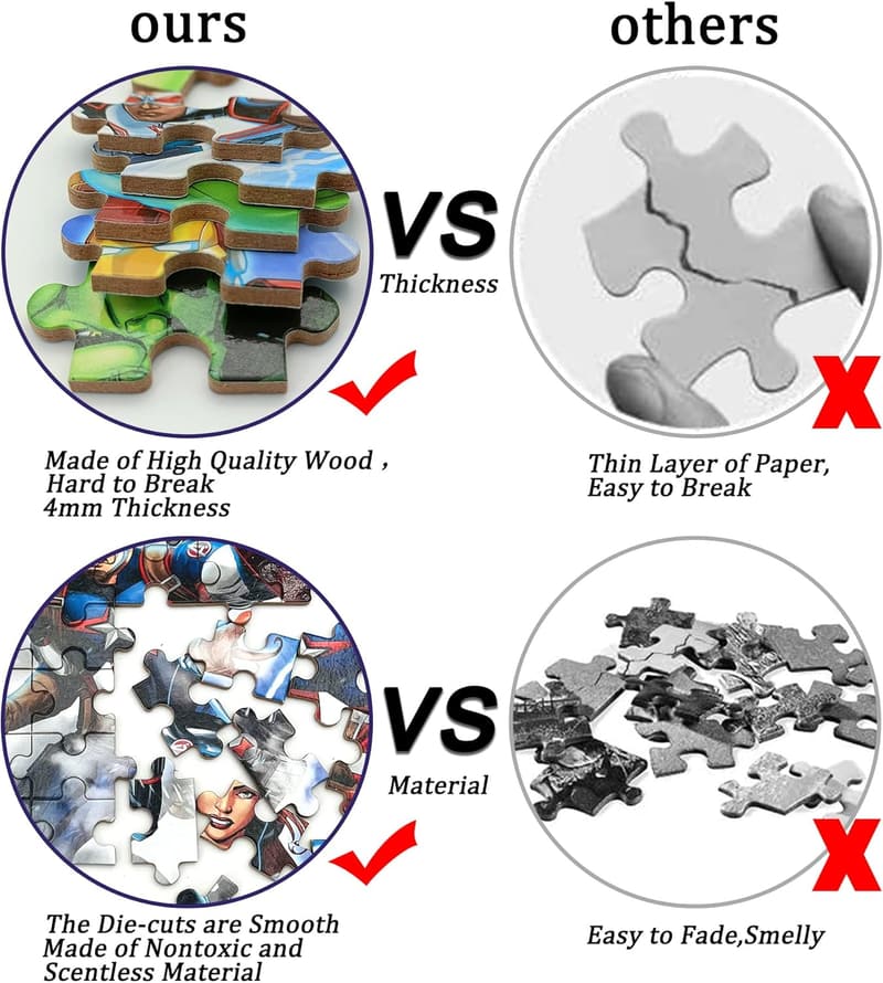 Kids' 100-Piece Hero Jigsaw Puzzle in Metal Box