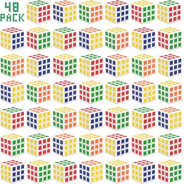 Kids' Mini Cube Puzzle Party Favors - 48 Pack