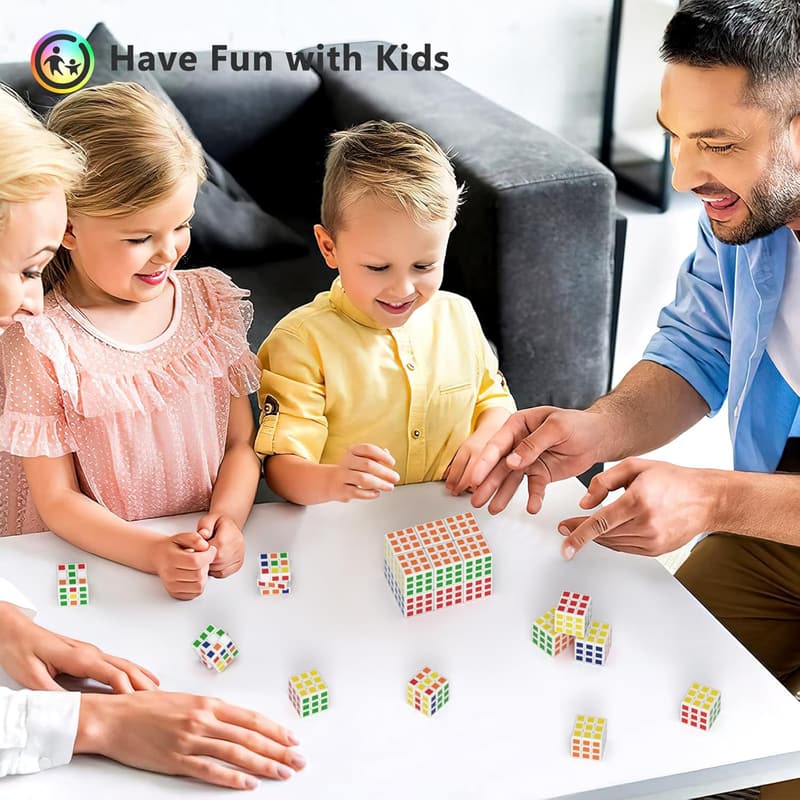 Kids' Mini Cube Puzzle Party Favors - 48 Pack