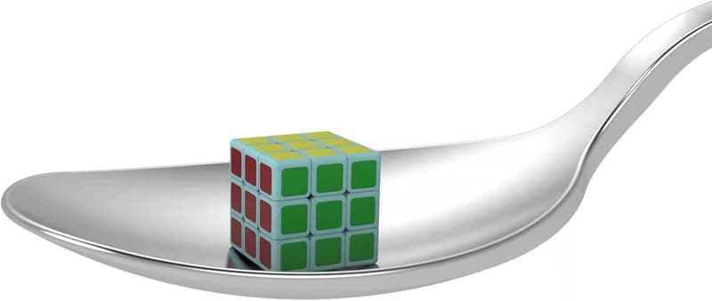 Mini 3x3 Speed Cube Puzzle Toy for Kids and Adults