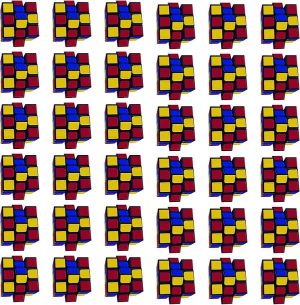 36 PCS Mini Cube Party Favors for Kids and Teens