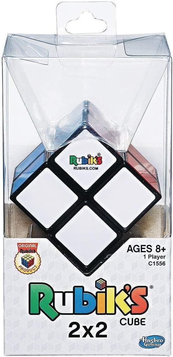 Rubik's Cube 2x2 Mini Puzzle Toy for Kids Ages 8+