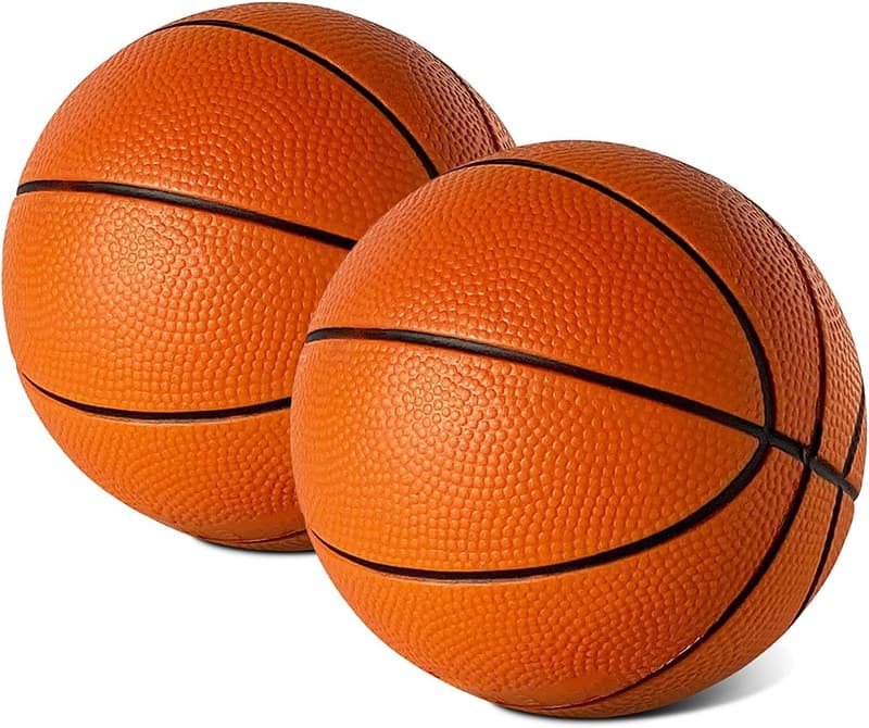 Foam Mini Basketballs - Soft, Lightweight Orange Balls for All Ages