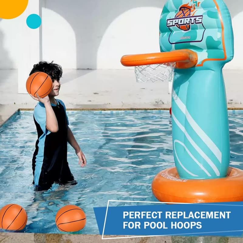 Mini Orange Basketballs for Kids – 6'' Indoor/Outdoor Set (6 PCS)