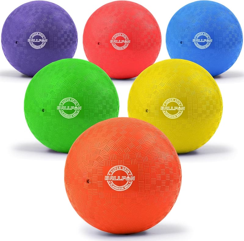 Dodgeball Set for Kids & Adults - Includes Pump & Storage Bag