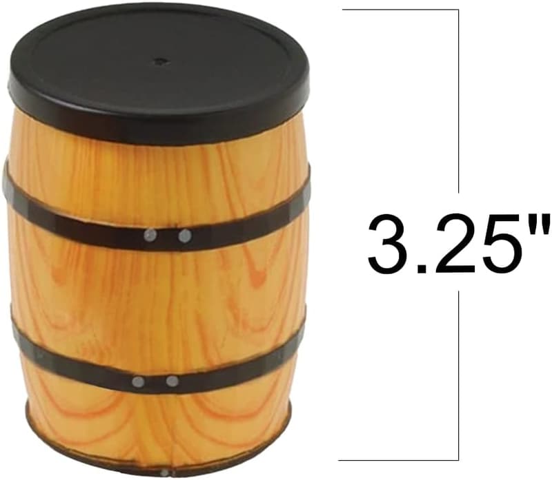 Western Party Mini Barrel Containers Set of 12 – Unique Treat Holders