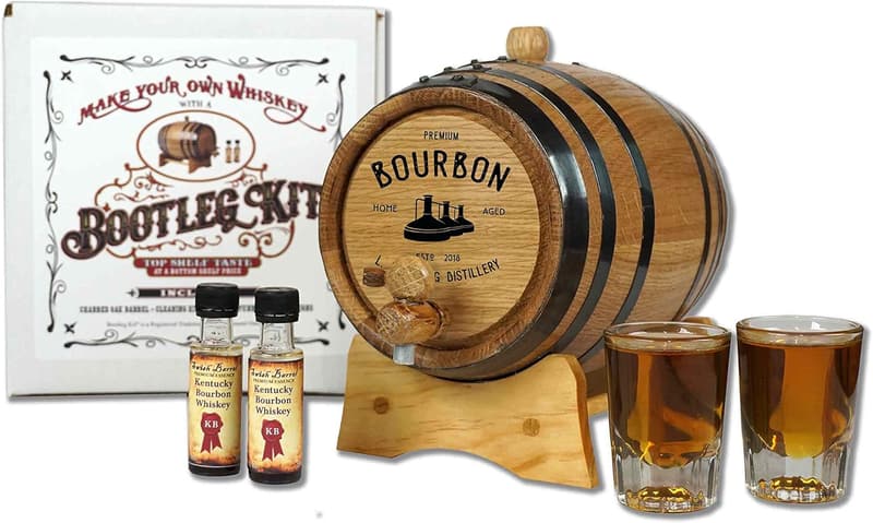 Custom Bourbon Whiskey Making Kit - Perfect Gift for Dad