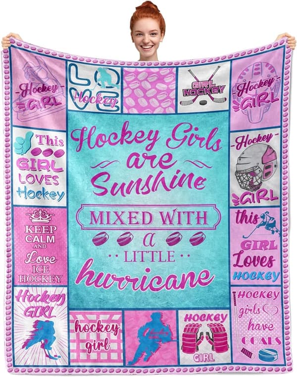 Hockey Blanket for Hockey Lovers - 60