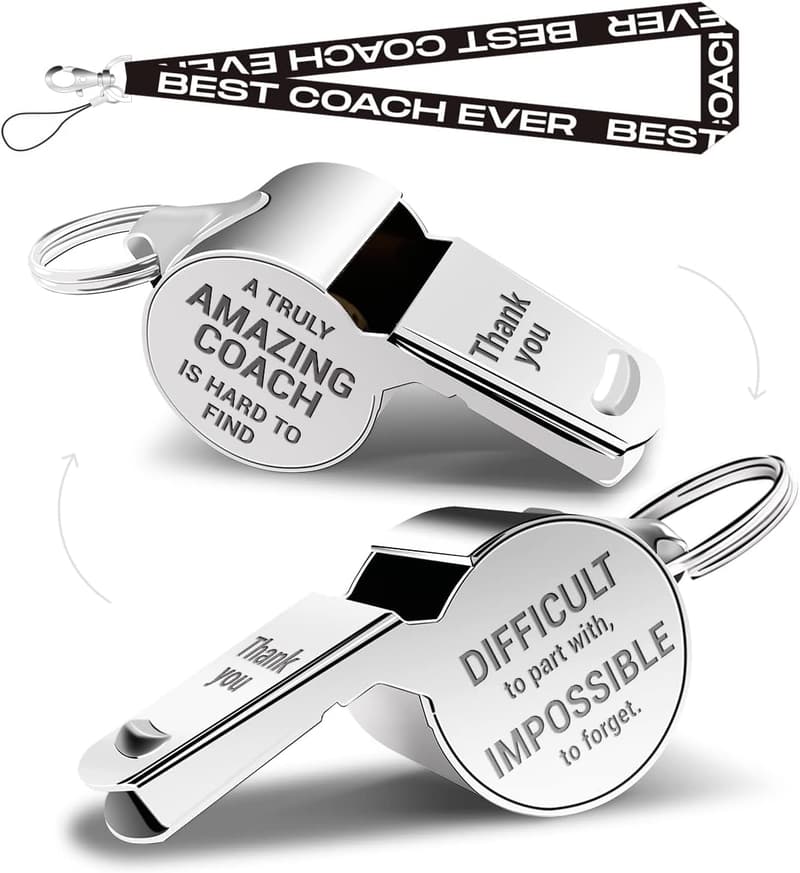 Coach Whistles with Lanyard - Perfect Gifts for Coaches