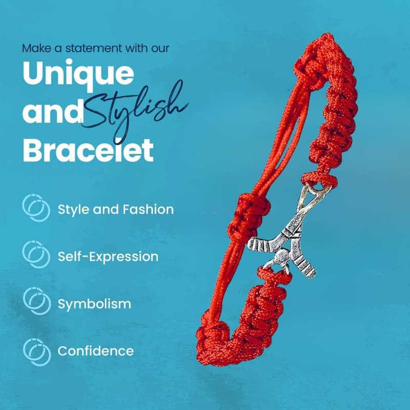 Hockey Bracelet Gift for Players, Teams & Coaches