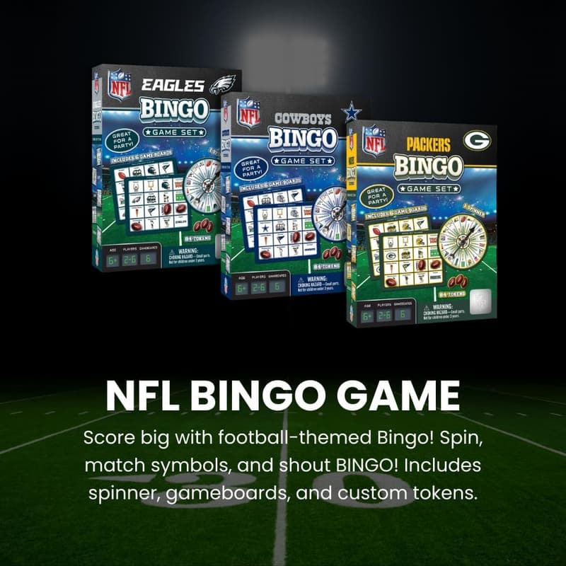 NFL Bingo Game for Sports Fans