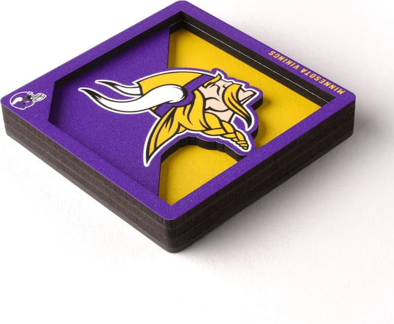Minnesota Vikings 3D Logo Series Magnets