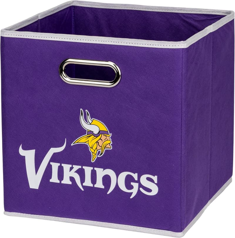 NFL Collapsible Storage Bins - Cube Container, 11