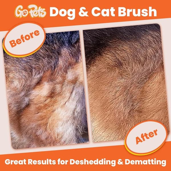 Pet Grooming Dematting & Deshedding Comb for Cats & Dogs
