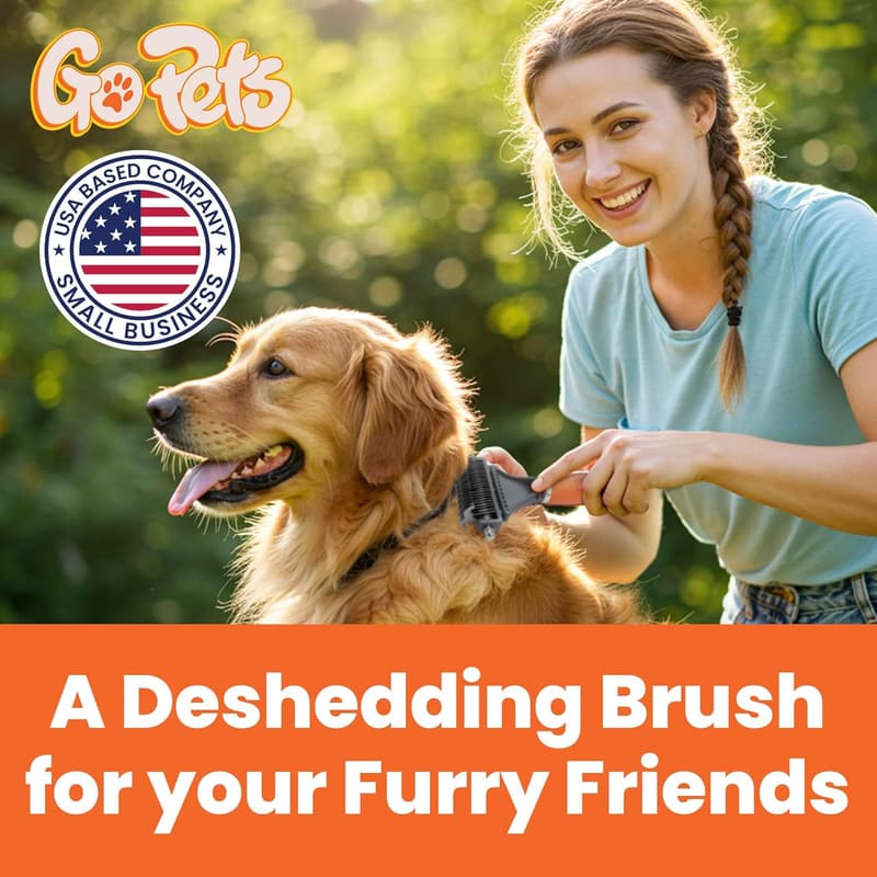 Pet Grooming Dematting & Deshedding Comb for Cats & Dogs