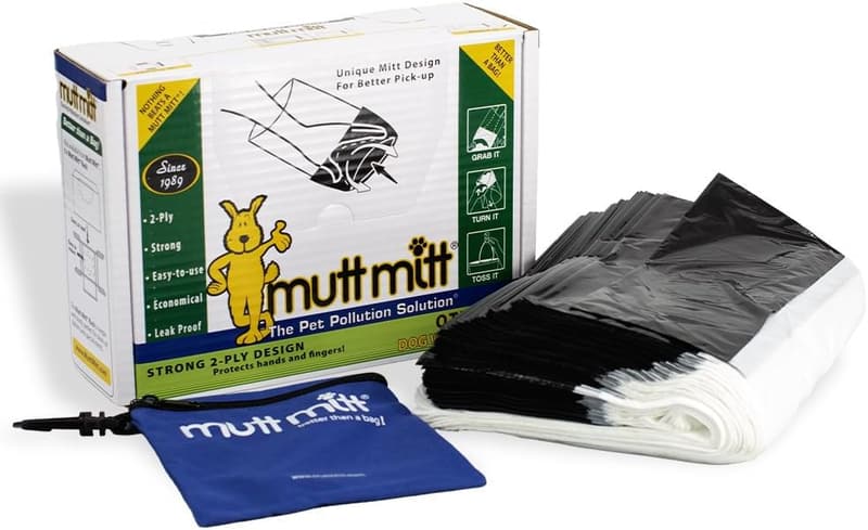Mutt Mitt® 2-Ply Dog Waste Bags - 200 Count Wall-Mount Box