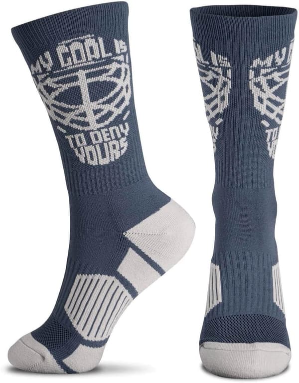 Hockey Performance Crew Socks - Youth & Adult Mid-Calf Designs