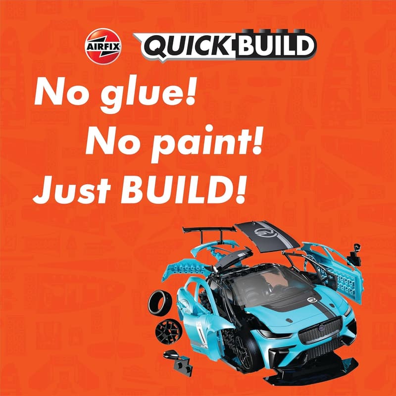 Jaguar I-PACE eTROPHY Quickbuild Model Kit for All Ages