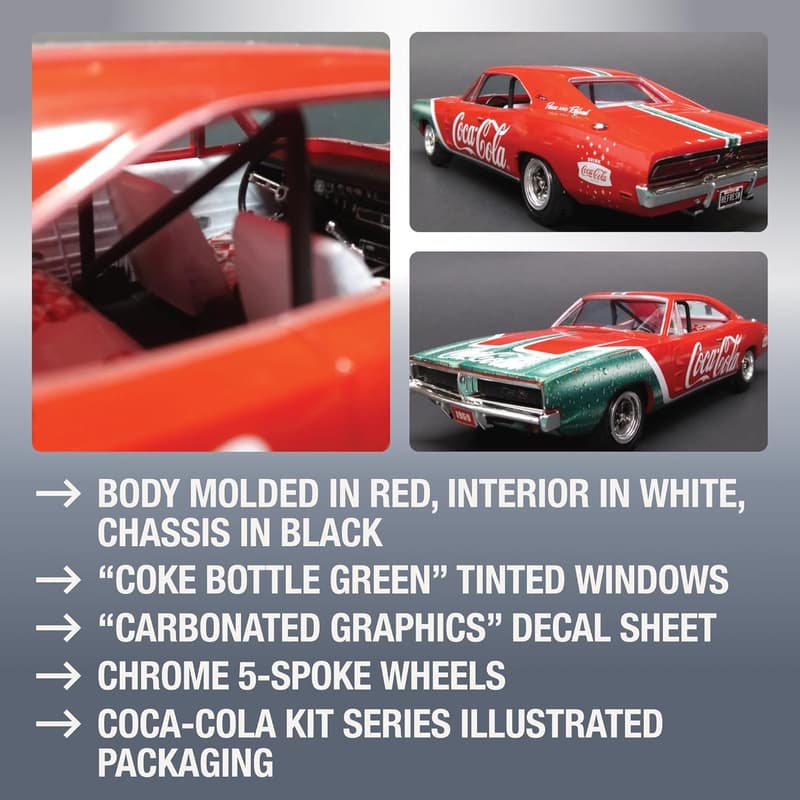 1969 Dodge Charger RT Snap Model Kit (1:25 Scale)