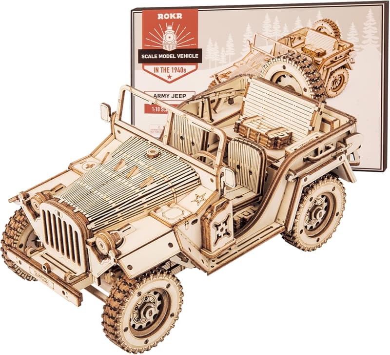 3D Mechanical Car Model Puzzle - Unique Gift for Kids