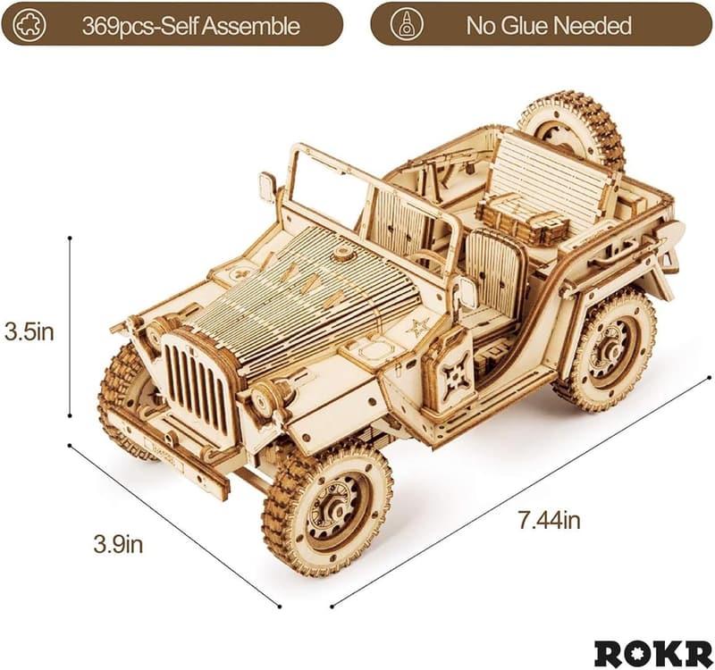 3D Mechanical Car Model Puzzle - Unique Gift for Kids