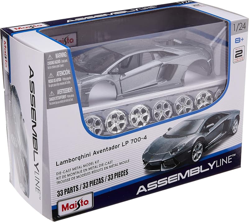 Lamborghini Aventador LP 700-4 Diecast Model Kit, 1:24 Scale