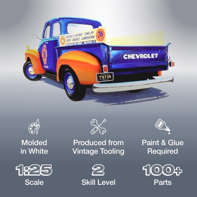 1950 Chevy Pickup 1:25 Scale Model Kit