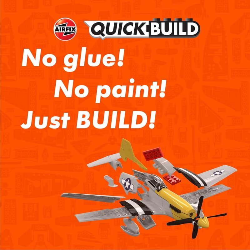 P-51D Mustang Quickbuild Model Kit for Airplane Enthusiasts