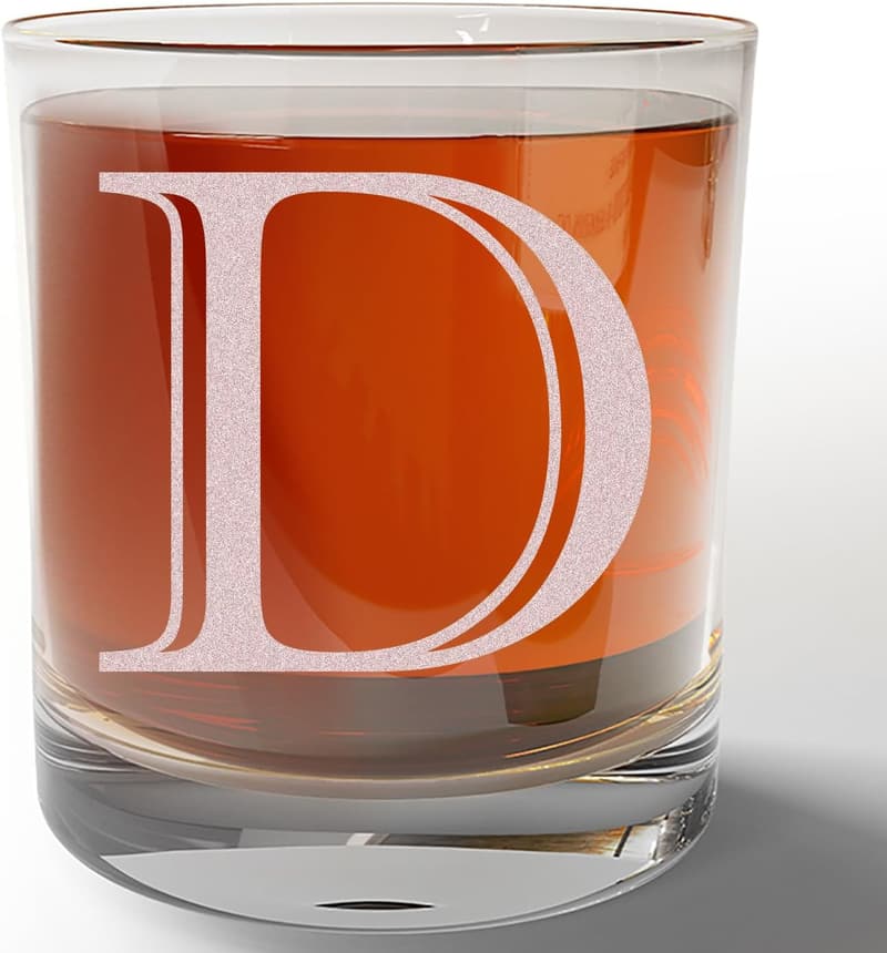 Personalized Father’s Day 11oz Whiskey Rocks Glass - Monogrammed