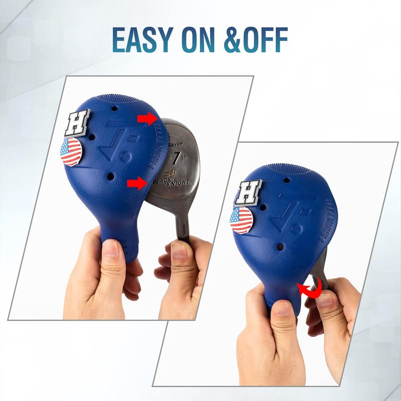 EVA Golf Club Head Covers - Driver & Fairway, Washable