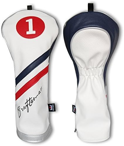 Golf Leather Stripes Headcover for Drivers & Woods - Customizable