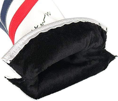 Golf Leather Stripes Headcover for Drivers & Woods - Customizable