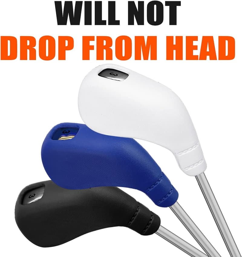 Protective Washable Golf Iron Head Covers Set, 10pcs
