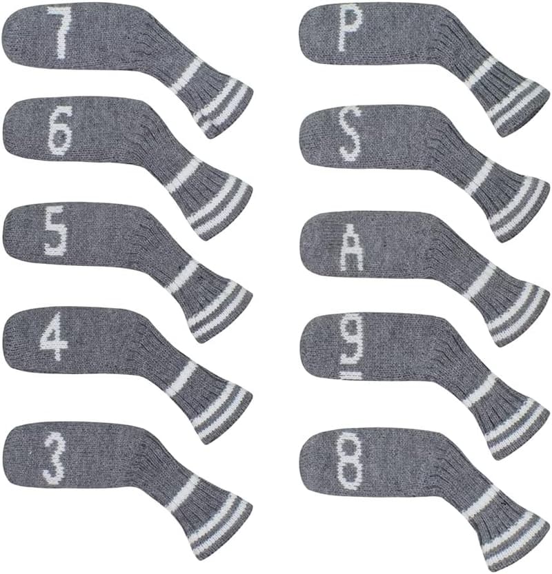 Knitted Golf Club Head Covers - Customizable & Washable