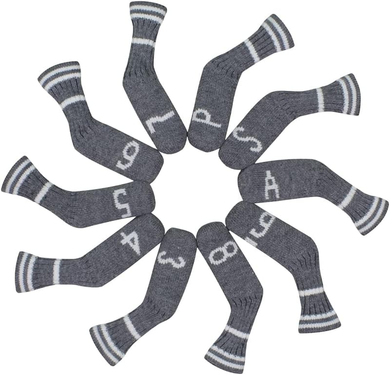 Knitted Golf Club Head Covers - Customizable & Washable