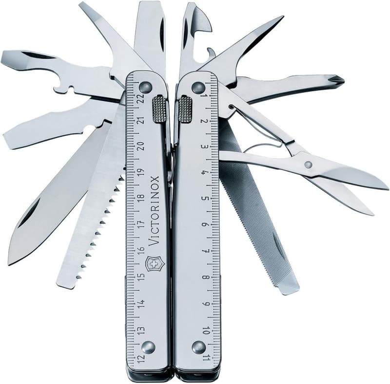 Victorinox Swiss Army Knife Multi-Tool with 24 Functions - Silver